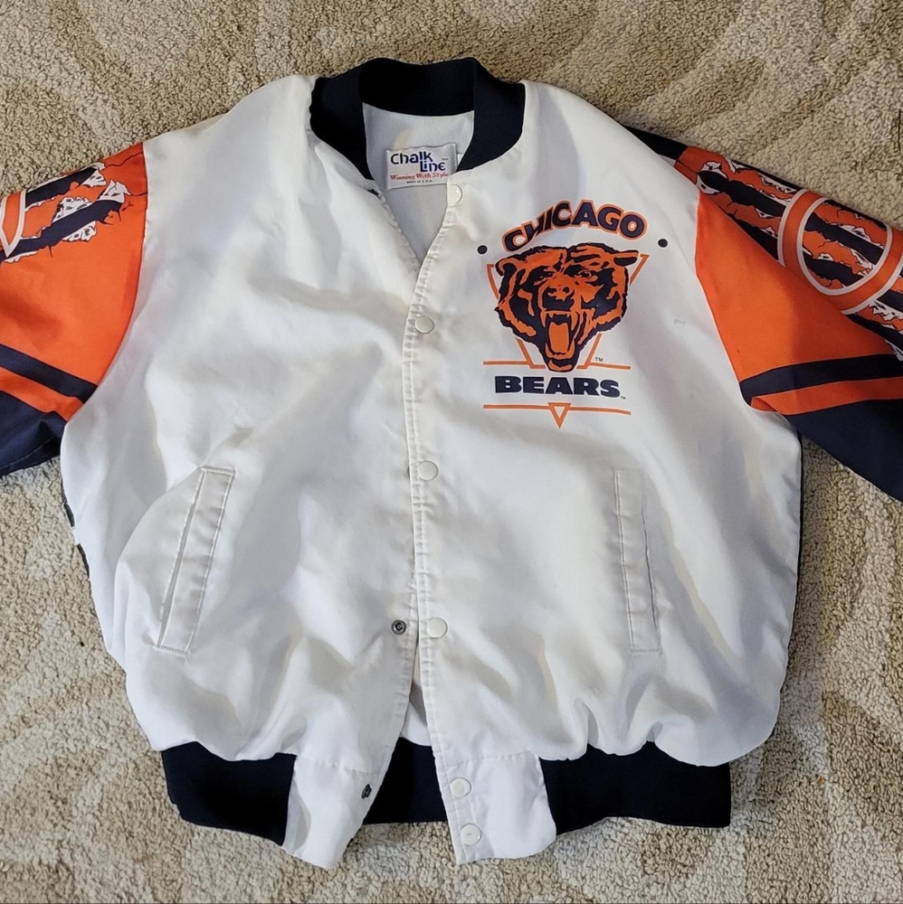 Chalk Line Bears Bomber Jacket 80s rare